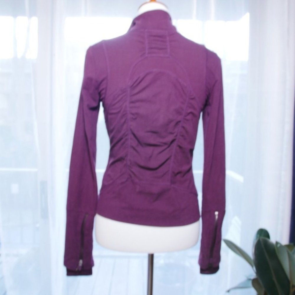 Kyodan Athletic Pullover Full Zip Jacket Maroon Sm - image 4